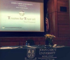 trustee for trust john cabot university